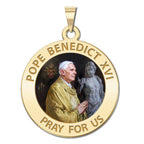 Pope Benedict Xvi Round Religious Color Medal