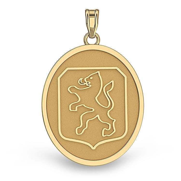 Dutch Warmblood Horse Breed Oval Medal