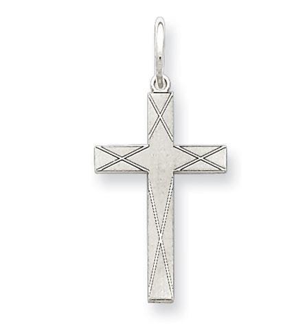Laser Designed Cross Pendant
