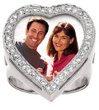 Photo Diamond Heart Ring