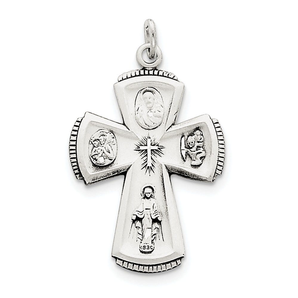 Antiqued Cross Pendant