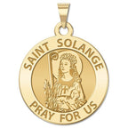 Saint Solange Religious Medal