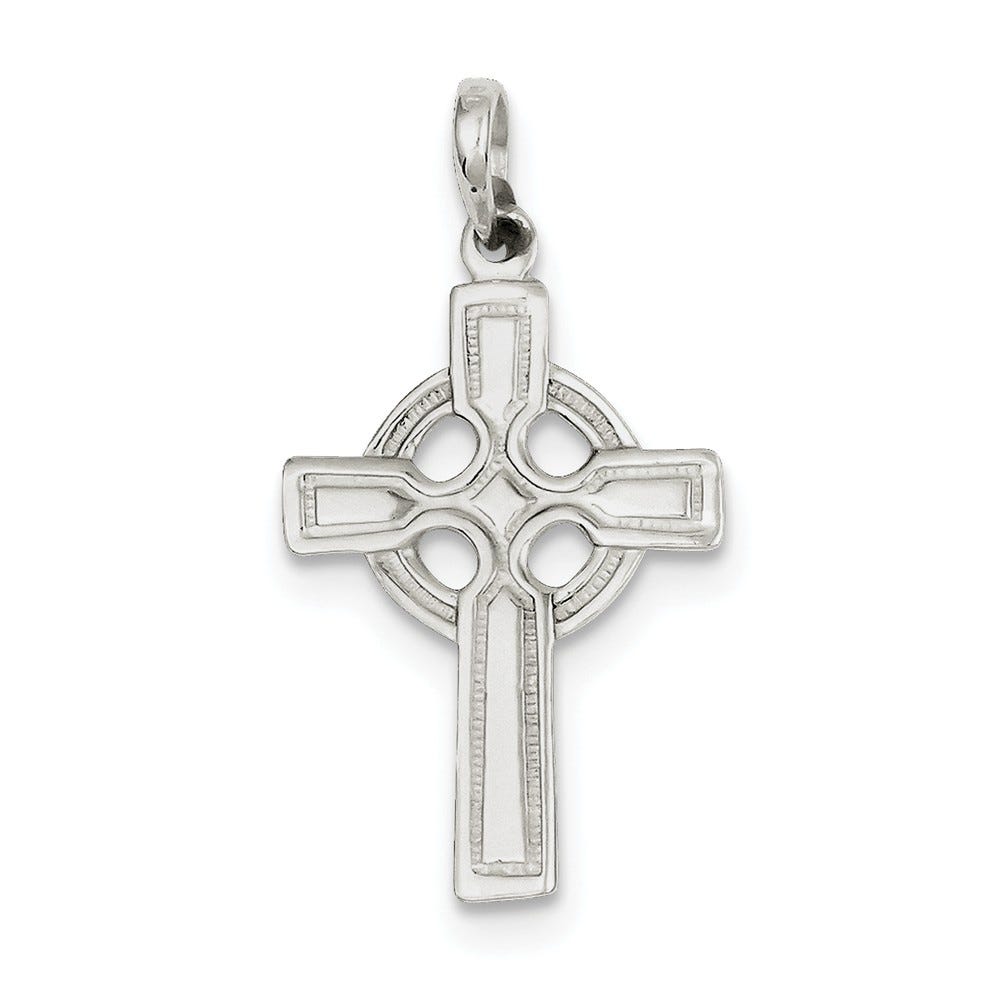 Sterling Silver Polished Cross Pendant