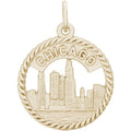 Illinois Chicago Skyline Engravable