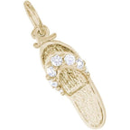 Sandal - Syn White CZ Engravable