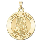 Saint Adam Round Religious Medal