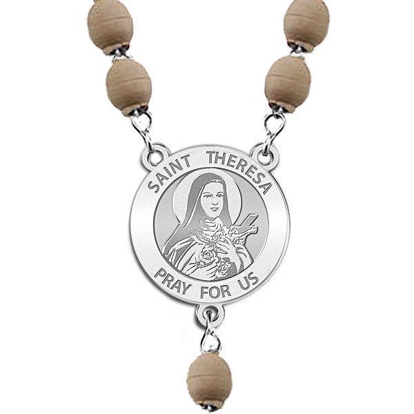 Saint Theresa Of Lisieux Rosary Beads