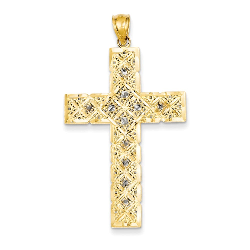 Openwork Latin Cross Pendant