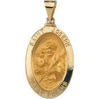 Saint Joseph Hollow Oval Religious Medal