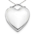 Classic Heart Photo Locket With Bar