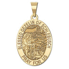 Blessed Gezelin of Schlesbusch Oval Religious Medals