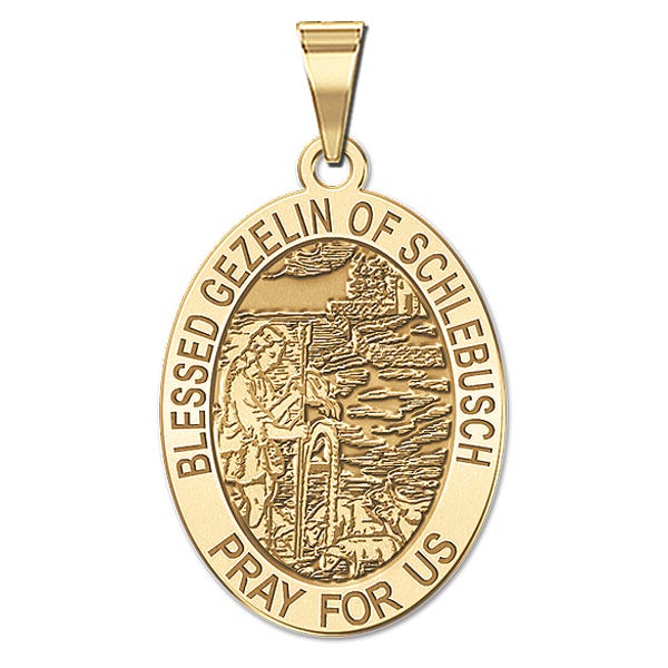 Blessed Gezelin of Schlesbusch Oval Religious Medals