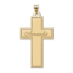 Personalized Cross With Script Name