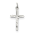 Sterling Silver Rhodium-Plated Passion Crucifix Charm