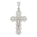 Diamond-Cut Crucifix Pendant