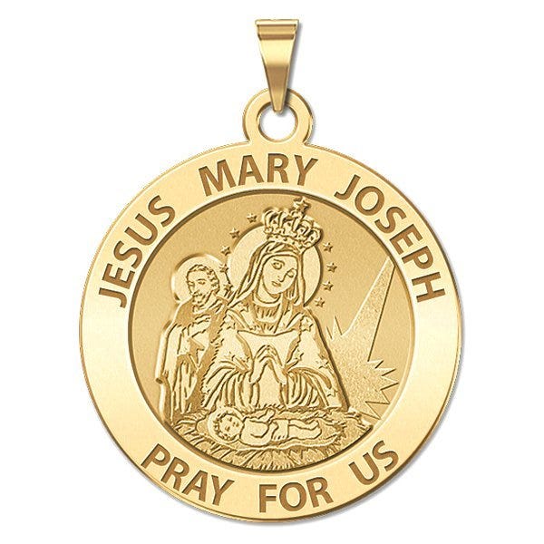 Jesus Mary Joseph Religious Medal (Traditional)