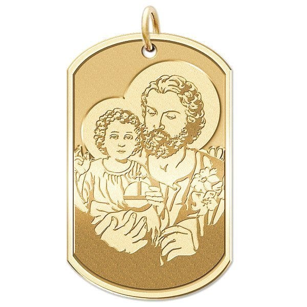 Saint Joseph - Dog Tag Religious Medal