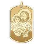 Saint Joseph - Dog Tag Religious Medal