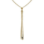 Personalized 3D Baseball Bat Pendant