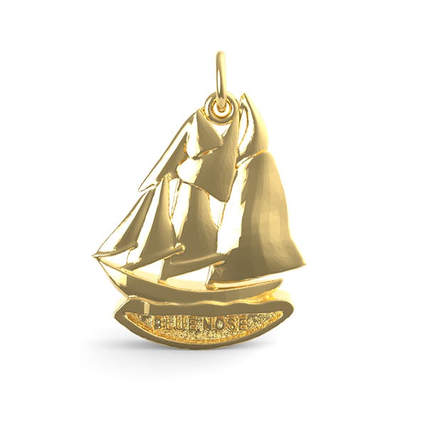 Blue Nose Nova Scotia Ship Charm (2119)