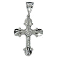 Sterling Silver Or Stainless Steel Crucifix Pendant