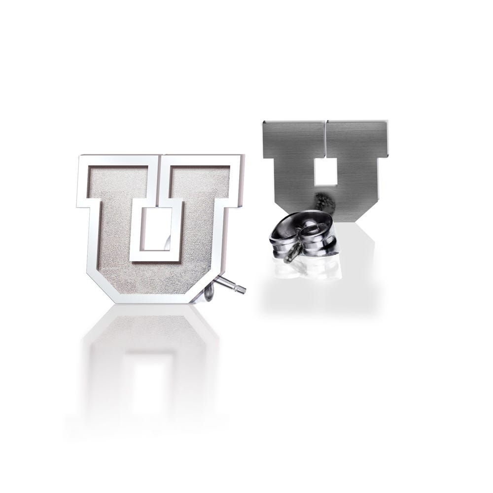 Pair of University of Utah U Earrings