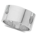 14K White Gold Approx. 0.31 Inch Flat Wedding Band