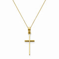 14K Polished Cross Pendant