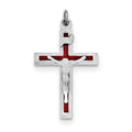 Enameled Crucifix Pendant