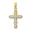 Cz Cross Pendant