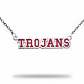 Usc Color Enamel Block Trojan Necklace