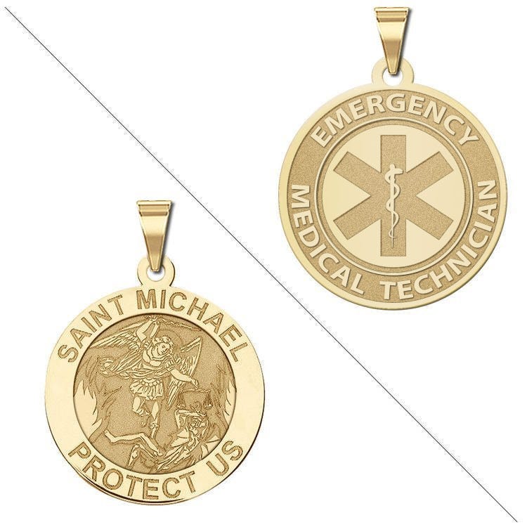 Saint Michael Double Sided Emt Medal