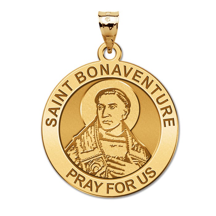 Saint Bonaventure Round Religious Medal