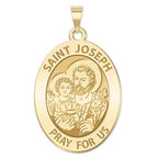 Saint Joseph Religious Oval Medal