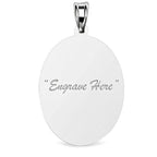 Engravable Oval Charm