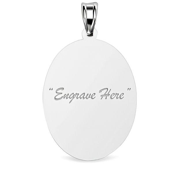Engravable Oval Charm