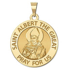 Saint Albert The Great Round Religious Medal