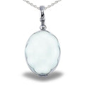 Glass Oval Photo Locket
