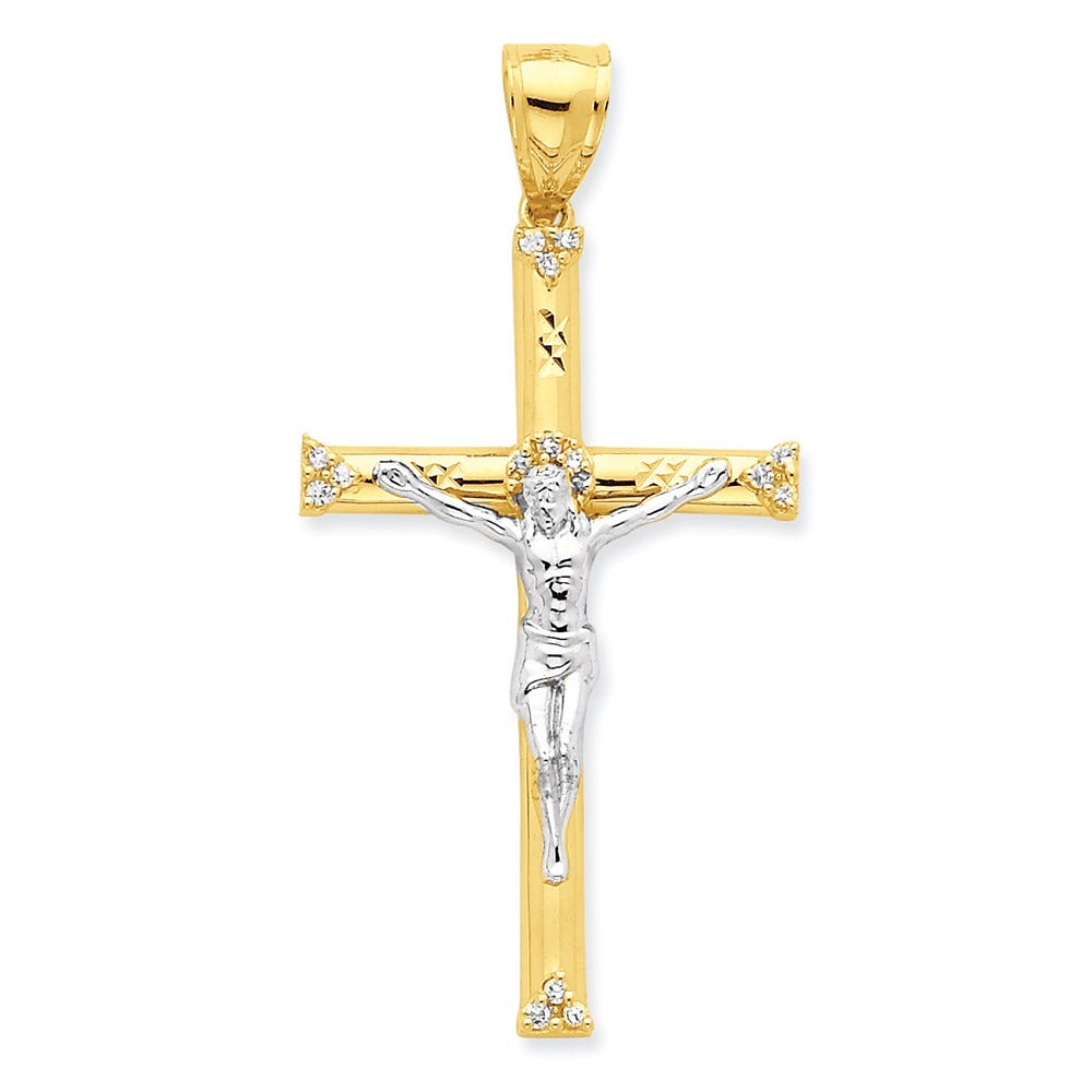 Cz Crucifix Pendant