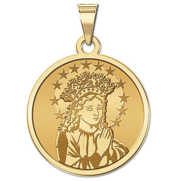 Young Virgin Mary Medal