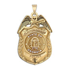 Personalized Georgia Police Badge with Your Name, Rank, Number & Department