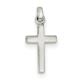 Sterling Silver Polished Cross Charm