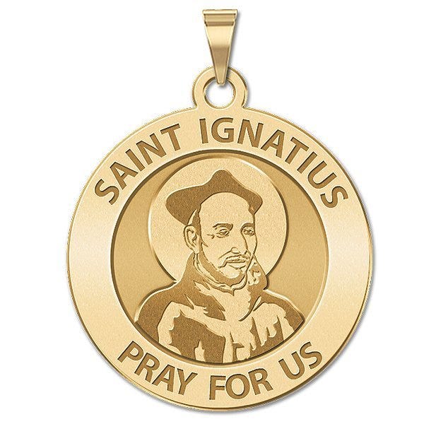 Saint Ignatius Of Loyola Round Religious Medal