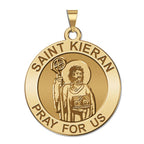 Saint Kieran Round Religious Medal