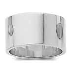 14K White Gold Approx. 0.39 Inch Flat Wedding Band