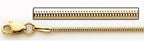 14K Yellow Gold 0.9mm Italian Snake Chain