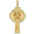 Saint Patrick Celtic Cross Religious Medal