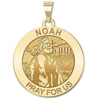 Noah Round Religious Medal