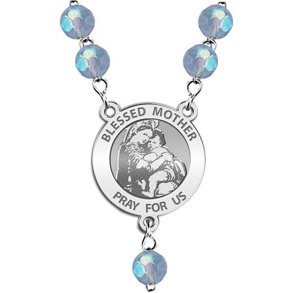 Blessed Mother Rosary Beads