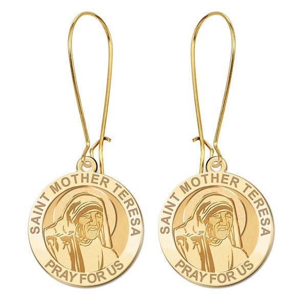 Saint Mother Teresa Religous Earrings